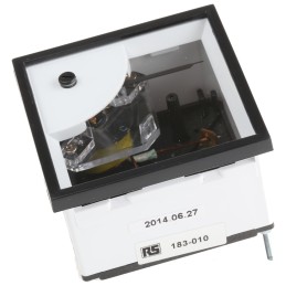 1 pcs - HOBUT D72SD Analogue Panel Ammeter 5A AC, 72mm x 72mm Moving Iron