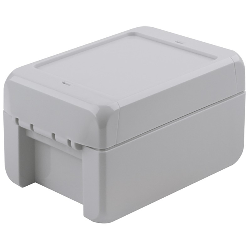 1 pcs - Bopla Bocube Series Light Grey ABS Enclosure, IP66, IP68, Light Grey Lid, 113 x 80 x 60mm