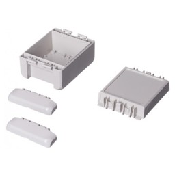 1 pcs - Bopla Bocube Series Light Grey ABS Enclosure, IP66, IP68, Light Grey Lid, 113 x 80 x 60mm