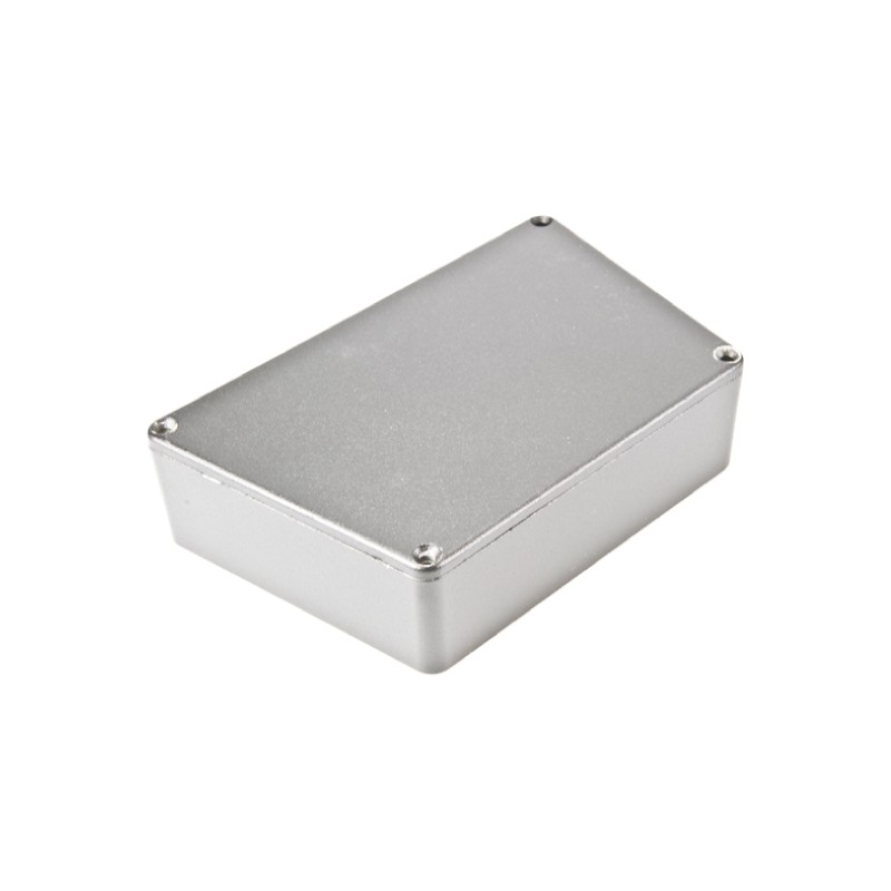 1 pcs - Hammond 1590 Series Black Die Cast Aluminium Enclosure, IP54, Black Lid, 95 x 121.8 x 39mm