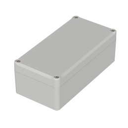 1 pcs - Bopla Euromas II Series Light Grey ABS Enclosure, IP65, Light Grey Lid, 160 x 80 x 57mm