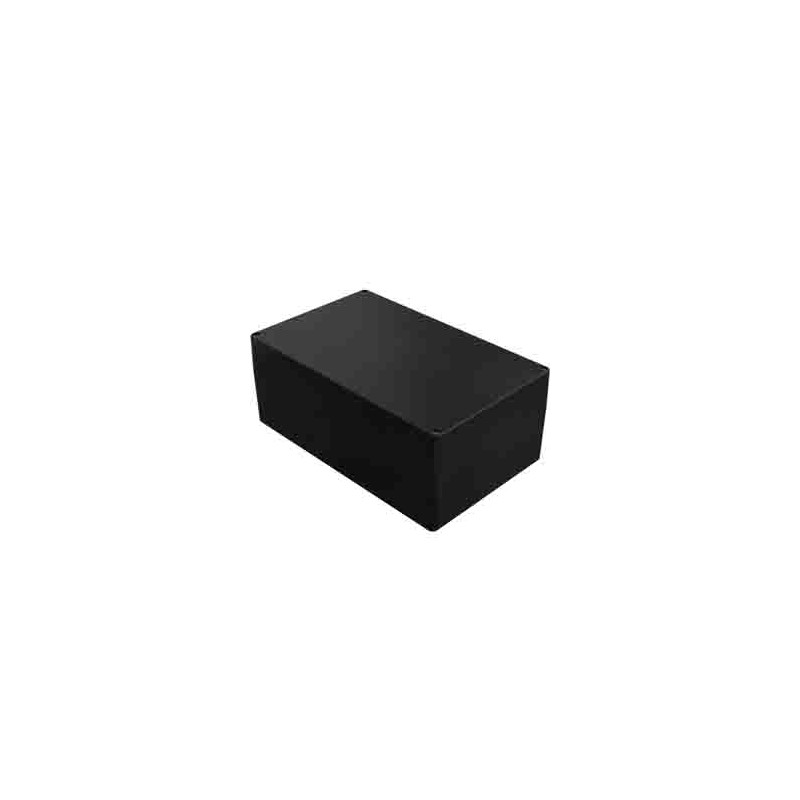 1 pcs - RS PRO Black Fibreglass Reinforced Polyester Enclosure, IP66, IK09, Black Lid, 161 x 400 x 250mm