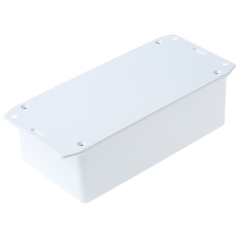 1 pcs - Hammond 1591 Series Grey Flame Retardant ABS Enclosure, IP54, Flanged, Grey Lid, 150 x 80 x 50mm