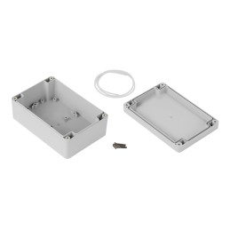 1 pcs - RS PRO Grey ABS Enclosure, IP65, Grey Lid, 100.1 x 150.1 x 60mm