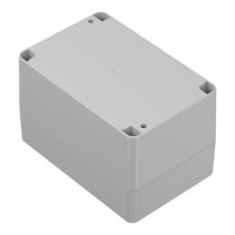 1 pcs - RS PRO Light Grey ABS Enclosure, IP65, Light Grey Lid, 120 x 80 x 75.2mm