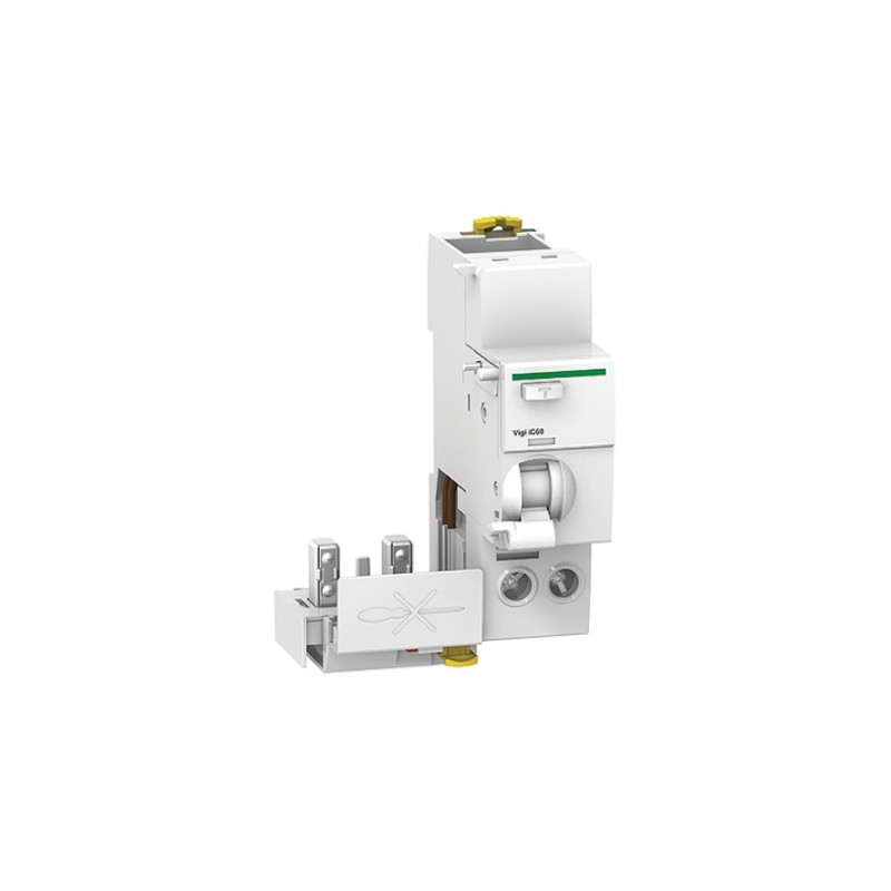 1 pcs - Schneider Electric Vigi RCD, 63A, 2 Pole, 100mA