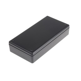 1 pcs - RS PRO Black ABS Enclosure, Black Lid, 170 x 85.5 x 35.5mm