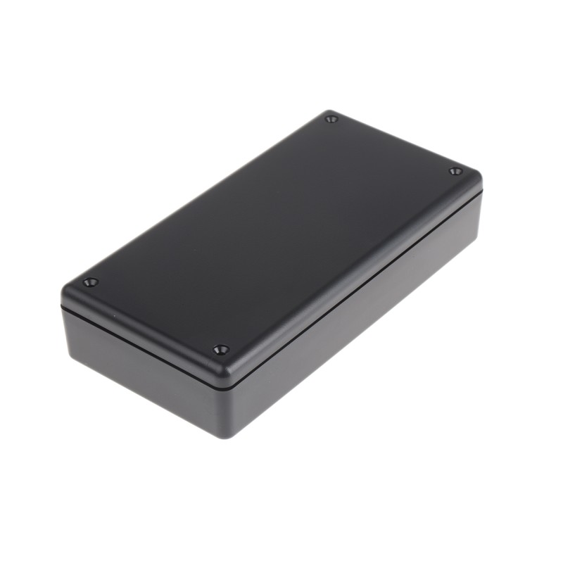 1 pcs - RS PRO Black ABS Enclosure, Black Lid, 170 x 85.5 x 35.5mm