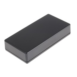 1 pcs - RS PRO Black ABS Enclosure, Black Lid, 170 x 85.5 x 35.5mm