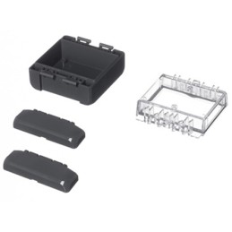 1 pcs - Bopla Bocube Series Graphite Grey Polycarbonate V0 Enclosure, IP66, IP68, IK07, Transparent Lid, 89 x 80 x 47mm