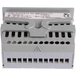 1 pcs - Jumo eTRON Panel Mount Thermostat, 2 Output 2 Relay, 230 V ac Supply Voltage