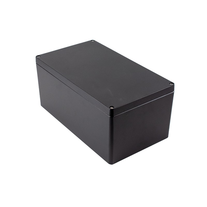 1 pcs - Hammond 1590Z Series Black Die Cast Aluminium Alloy General Purpose Enclosure, IP68, 400 x 230 x 180mm