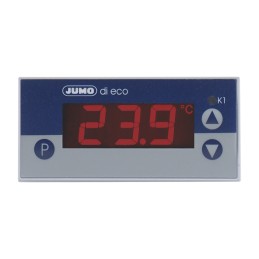 1 pcs - Jumo di eco Panel Mount On/Off Temperature Controller, 76 x 36mm, 1 Output 1 Relay, 230 V ac Supply Voltage