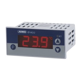 1 pcs - Jumo di eco Panel Mount On/Off Temperature Controller, 76 x 36mm, 1 Output 1 Relay, 230 V ac Supply Voltage