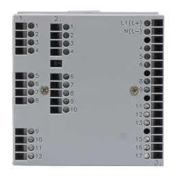 1 pcs - Jumo dTRON PID Temperature Controller, 96 x 96 (1/4 DIN)mm 1 (Analogue) Input, 4 Output Logic, Relay, 110 - 240