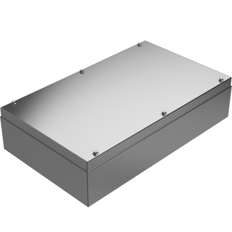 1 pcs - RS PRO Steel 304 Stainless Steel General Purpose Enclosure, IP66, IP69