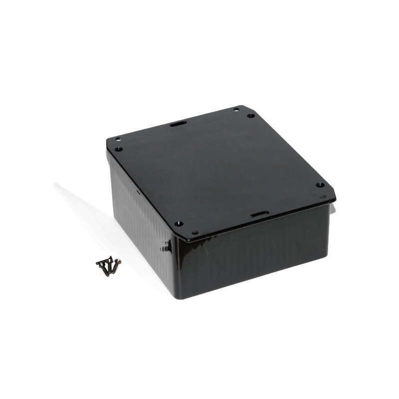 1 pcs - Hammond 1591 Series ABS General Purpose Enclosure, IP54, Flanged, 119 x 119 x 56mm