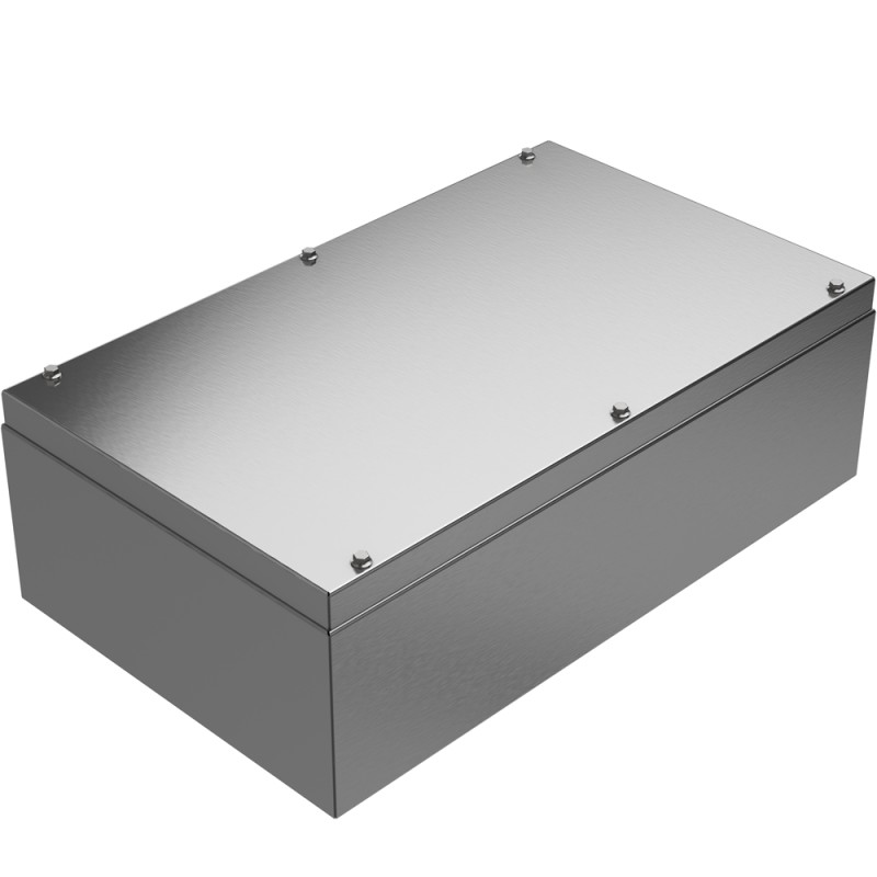1 pcs - RS PRO Steel 304 Stainless Steel General Purpose Enclosure, IP66, IP69