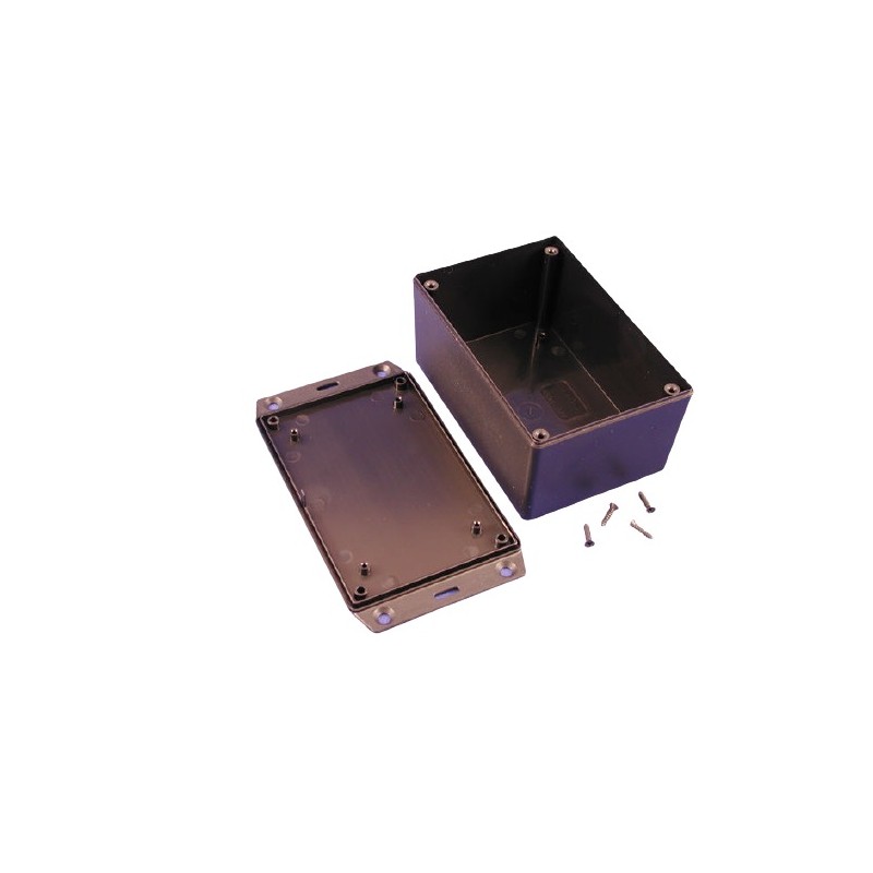 1 pcs - Hammond 1591 Series ABS General Purpose Enclosure, IP54, Flanged, 122 x 56 x 81mm