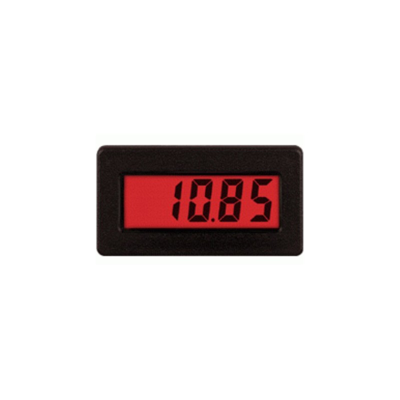 1 pcs - Red Lion CUB4 Digital Panel Ammeter DC, 33mm x 68mm, ±0.1 %