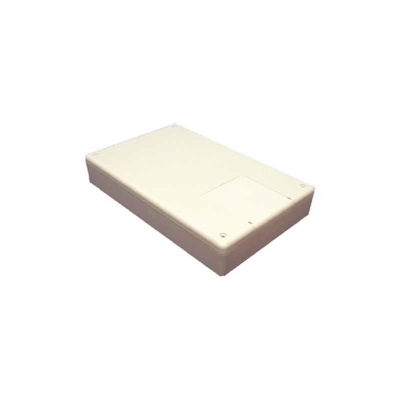 1 pcs - Hammond 1599 Series Grey ABS Handheld Enclosure, Integral Battery Compartment, IP54, 220 x 140 x 40mm