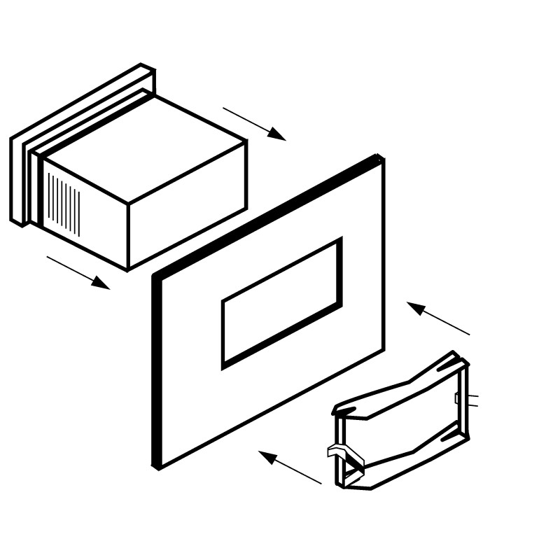 1 pcs - Crouzet Clip Fixing Kit For Use With CTR24 Series