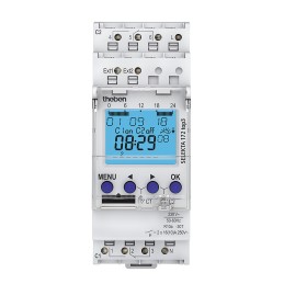 1 pcs - Theben Digital DIN Rail Time Switch 230 V ac, 1-Channel