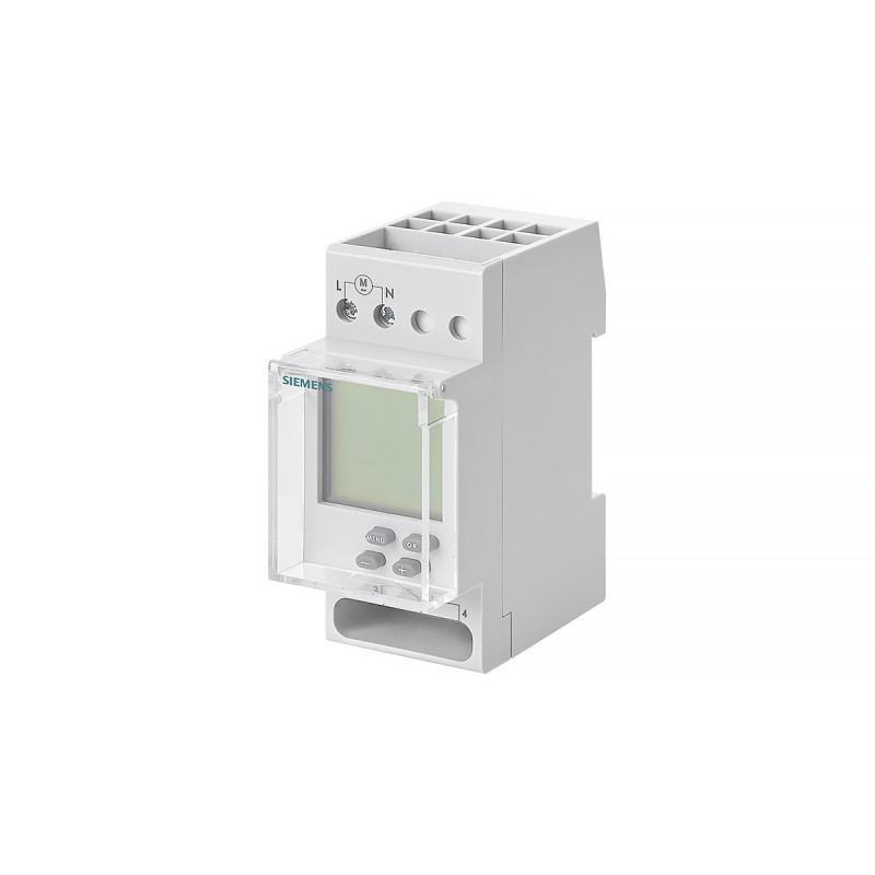 1 pcs - Siemens Digital DIN Rail Time Switch 230 V ac, 1-Channel