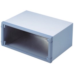 1 pcs - METCASE Unimet Grey Aluminium Instrument Case, 260 x 350 x 150mm