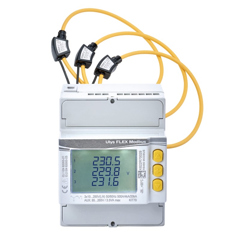 1 pcs - Chauvin Arnoux Energy 3 Phase LCD Energy Meter