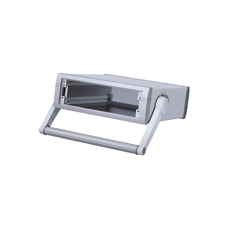 1 pcs - METCASE Unimet-Plus Grey Aluminium Instrument Case, 251.62 x 263.3 x 85.7mm