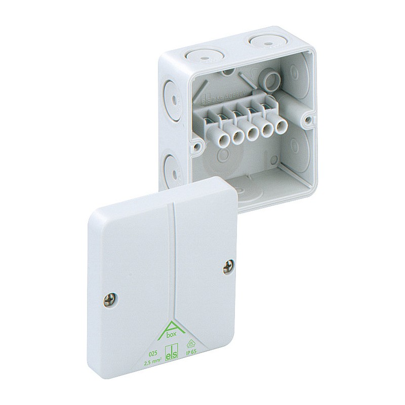 1 pcs - Gunther Spelsberg Polystyrene Junction Box, IP65, 80 x 80 x 52mm
