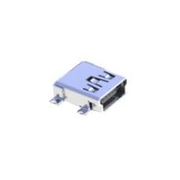1 pcs : 690-005-299-043 - USB Connectors 5 pin Mini USB-B R/A SMT