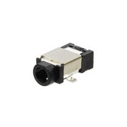1 pcs : PJ-038-SMT-TR - DC Power Connectors 0.65 x 2.6 mm, 1.0 A, Horizontal, Surface Mount (SMT), Shielded, Dc Power Jack Conne