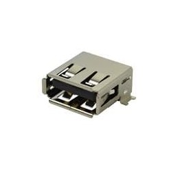 1 pcs : UJ2-AH-1-SMT-TR - USB Connectors USB Jack 2.0 A type 4pin Horz SMT