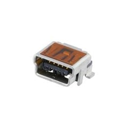1 pcs : 51387-0530 - USB Connectors USB MINI-B RCPT R/A