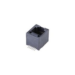 1 pcs : 85513-5010 - Modular Connectors / Ethernet Connectors VERT. LOW PROF TRUE SMT JACK 6/6 22 INCH