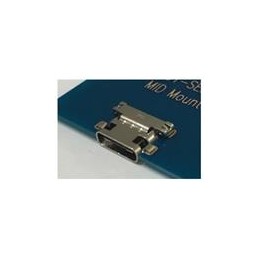 1 pcs : CX70M-24P1 - USB Connectors USB Type C Connector Mid Mount