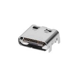 1 pcs : 105450-0101 - USB Connectors USB Type C Recep R/A TOPMNT GLD Flash