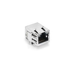 1 pcs : 7498011122AR - Modular Connectors / Ethernet Connectors WE-RJ45LAN Integrated Transformer