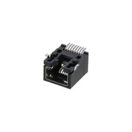 1 pcs : 95540-6888 - Modular Connectors / Ethernet Connectors RA LP SMT SH JACK 8 T SH JACK 8/8 BLI.22