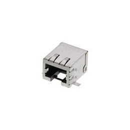 1 pcs : 85543-7001 - Modular Connectors / Ethernet Connectors 8CKT CAT5E JACK RA SMT SHLD