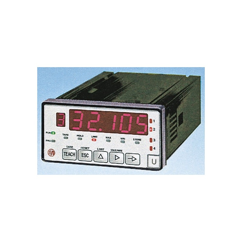 1 pcs - Baumer PA422 LED Digital Panel Multi-Function Meter for Pressure, Torsion, Weight, 93mm x 45mm