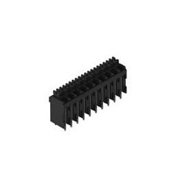 1 pcs : 691810100307 - Fixed Terminal Blocks WR-TBL 3.5mm pitch Monoblock THR Black Vertical Dual Pin cable entry Screwless Push