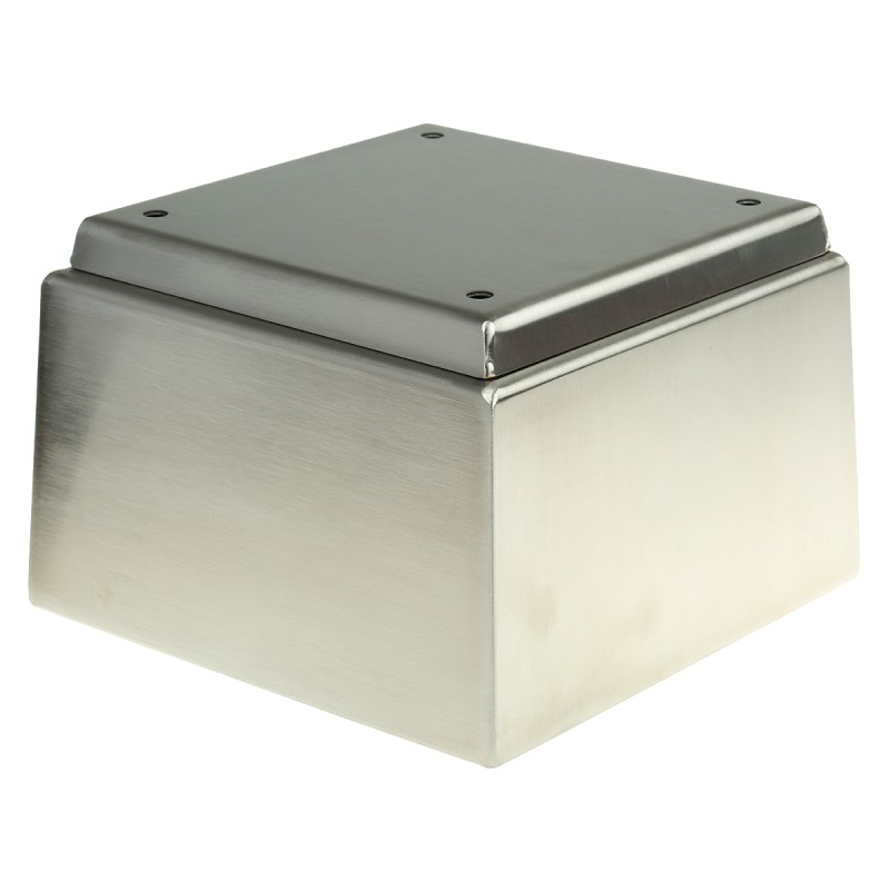 1 pcs - Rittal HD Series Stainless Steel Terminal Box, IP66, IP69K, 150 mm x 150 mm x 120mm