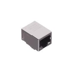 1 pcs : J0C-0005NLT - Modular Connectors / Ethernet Connectors SMT 1X1 TAB DOWN