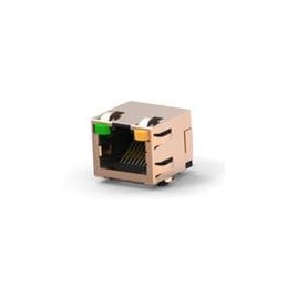 1 pcs : 2-6339191-1 - Modular Connectors / Ethernet Connectors MJ,RJ4,5SM,TSHLD LED (G/O)