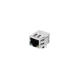 1 pcs : TMJ0011ABNL - Modular Connectors / Ethernet Connectors CONN JACK 1PORT 100 BASE-T