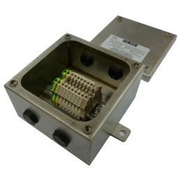 1 pcs - CE-TEK ACEX Series Junction Box, IP66, 7 Terminals, ATEX, 150 x 150 x 90mm