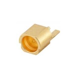 1 pcs : 19S202-40ML5 - RF Connectors / Coaxial Connectors SMP R/A Plug PCB Limited Detent